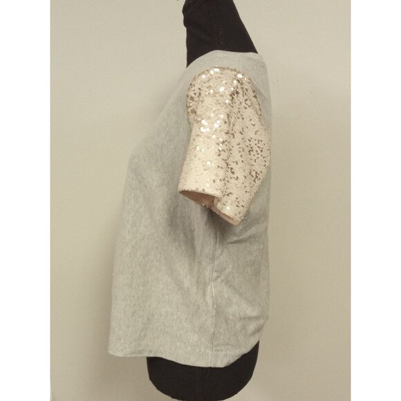 A New Day Women's Gold/Tan Short Sleeve T- Top Size XS - Picture 2 of 6